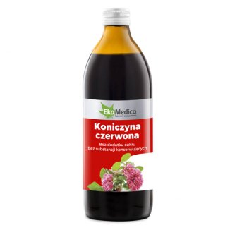 EkaMedica Koniczyna Czerwona, sok, 500 ml - zdjęcie produktu