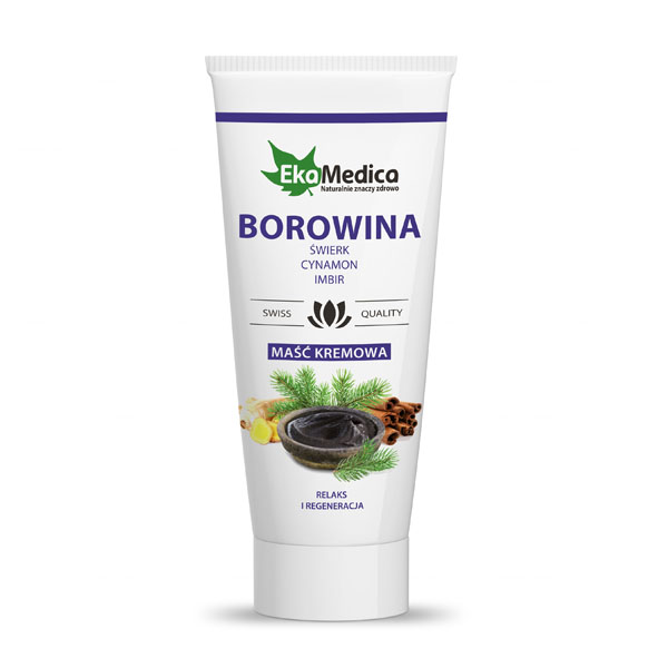 Nieznana EkaMedica Borowina, maść kremowa, 200 ml