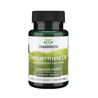 Swanson Peppermint Oil with Rosemary and Thyme, 100 kapsułek żelowych - zdjęcie produktu