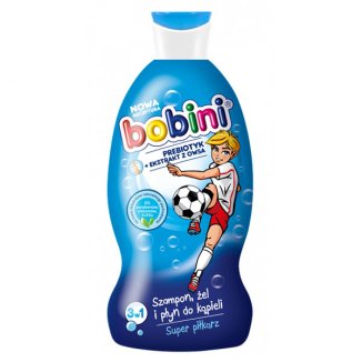 Bobini 3w1, szampon, żel i płyn do kąpieli, Super Piłkarz, 330 ml - zdjęcie produktu