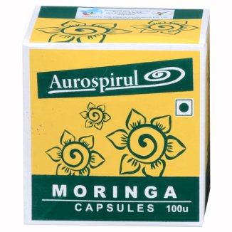 Aurospirul, Moringa 400 mg, 100 kapsułek - zdjęcie produktu