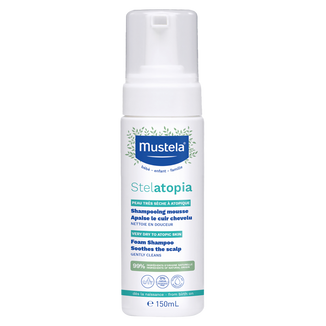 Mustela Stelatopia, szampon w piance dla niemowląt, 150 ml - zdjęcie produktu