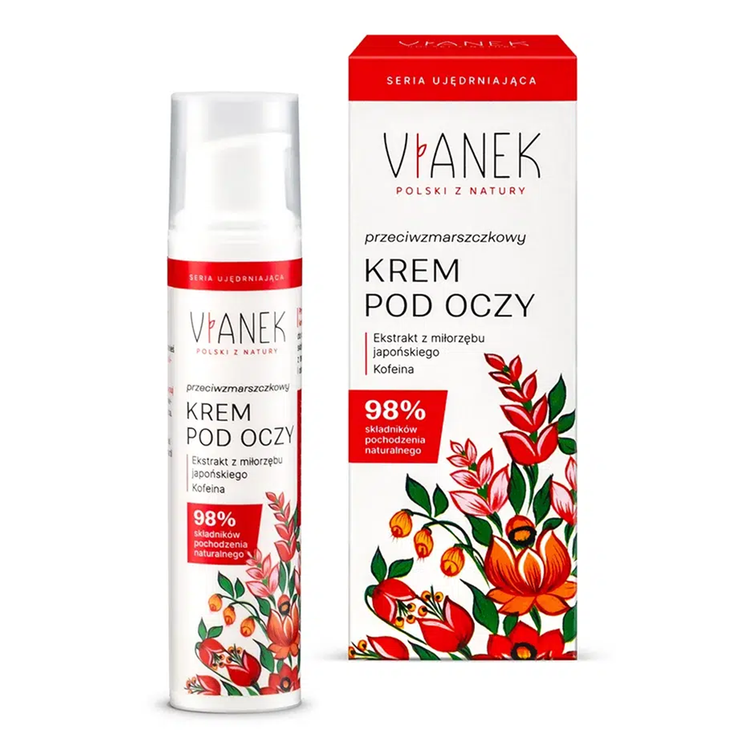 Vianek Vianek, Anti-Falten Augencreme, reife Haut, 15 ml — Inhaltsstoffe und Bewertung
