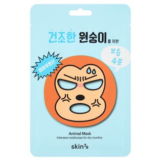 Skin79 Animal Mask Dry Monkey, silnie nawilżająca maska do twarzy w płacie, 23 g - zdjęcie produktu