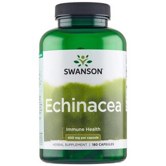 Swanson Echinacea, jeżówka purpurowa 400 mg, 180 kapsułek Swanson Echinacea, jeżówka purpurowa 400 mg, 180 kapsułek - zdjęcie produktu