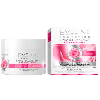 Eveline Cosmetics, krem kojąco-wzmacniający przeciw zaczerwienieniom, na dzień i na noc, 50 ml - zdjęcie produktu