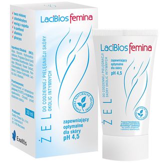 Lacibios Femina, żel do codziennej pielęgnacji okolic intymnych, 30 ml - zdjęcie produktu