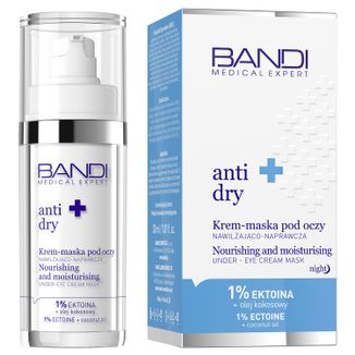 Bandi Anti-Dry, krem-maska pod oczy nawilżająco-naprawcza, 30 ml USZKODZONE OPAKOWANIE - zdjęcie produktu
