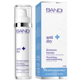 Bandi Anti-Dry, kremowa kuracja nawilżająco-naprawcza, 50 ml - zdjęcie produktu