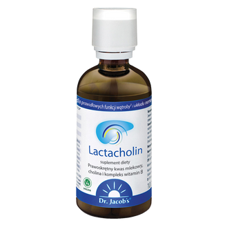 Dr. Jacob's  Lactacholin, krople, 100 ml KRÓTKA DATA - zdjęcie produktu