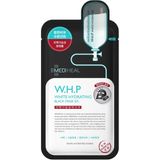 Mediheal Black Mask W.H.P White Hydrating, czarna maska do twarzy w płachcie, nawilżająca, 25 ml - miniaturka zdjęcia produktu