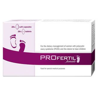 Profertil female, 28 tabletek + 28 kapsułek miękkich KRÓTKA DATA - zdjęcie produktu