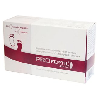 Profertil female, 28 tabletek + 28 kapsułek miękkich - zdjęcie produktu