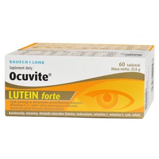 Ocuvite Lutein Forte, 60 tabletek - zdjęcie produktu