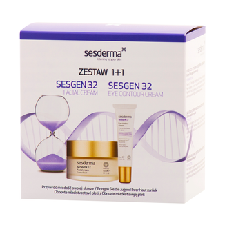 Zestaw Sesderma Sesgen 32, krem odżywczy aktywujący komórki, 50 ml + krem poprawiający kontur oczu, 15 ml - zdjęcie produktu