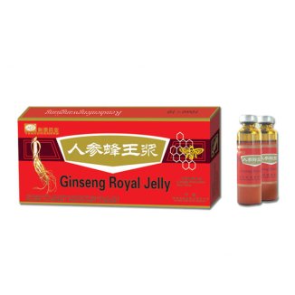 Ginseng Royal Jelly, żeń-szeń z mleczkiem pszczelim, 10 ml x 10 ampułek - zdjęcie produktu