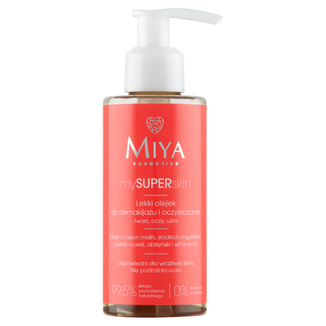 Miya mySUPERskin, lekki olejek do demakijażu i oczyszczania, twarz, oczy i usta, 140 ml USZKODZONE OPAKOWANIE - zdjęcie produktu
