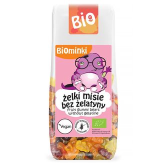 Biominki, żelki misie bez żelatyny Bio, 100 g - zdjęcie produktu