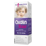 Oxalin Baby 0,25 mg/ g, żel do nosa dla dzieci od 1 roku, 10 g USZKODZONE OPAKOWANIE - miniaturka zdjęcia produktu