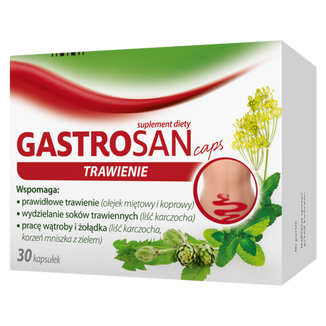 Gastrosan Caps Trawienie, 30 kapsułek - zdjęcie produktu