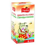 Apotheke Koper Włoski, Melisa, Mięta Bio, herbatka dla dzieci powyżej 6 miesiąca, 1,5 g x 20 saszetek - miniaturka zdjęcia produktu