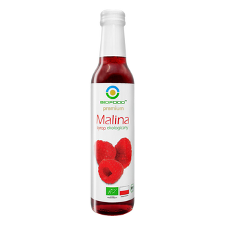 Bio Food Malina, syrop ekologiczny, 250 ml - zdjęcie produktu