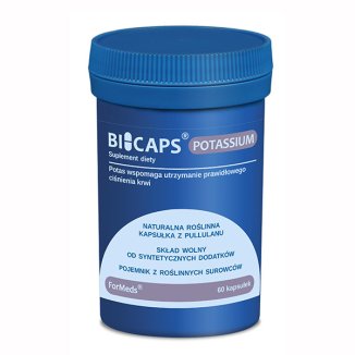 ForMeds Bicaps Potassium, potas 360 mg, 60 kapsułek - zdjęcie produktu
