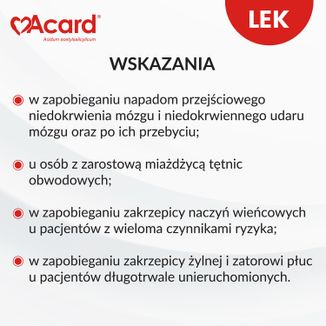 Acard 75 mg, 120 tabletek dojelitowych - 4 Acard 75 mg, 120 tabletek dojelitowych - 4 - zdjęcie produktu
