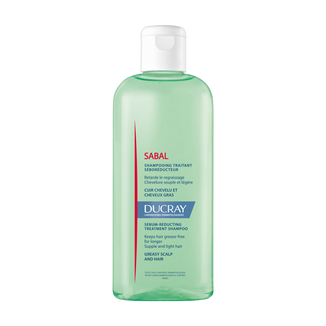Ducray Sabal, szampon do włosów tłustych redukujący wydzielanie sebum, 200 ml USZKODZONE OPAKOWANIE - zdjęcie produktu