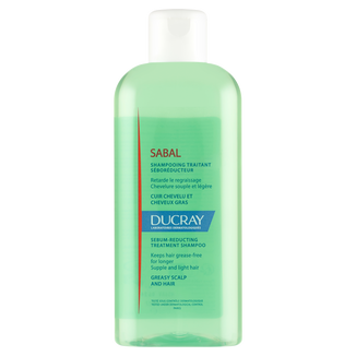 Ducray Sabal, szampon do włosów tłustych redukujący wydzielanie sebum, 200 ml - zdjęcie produktu