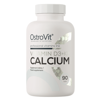 OstroVit Vitamin D3 + K2 Calcium, 90 tabletek - zdjęcie produktu
