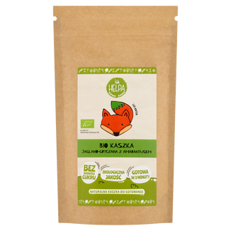 Helpa Czary Mamy Bio Kaszka jaglano-gryczana z amarantusem, bezmleczna, bez dodatku cukru, 200 g - zdjęcie produktu