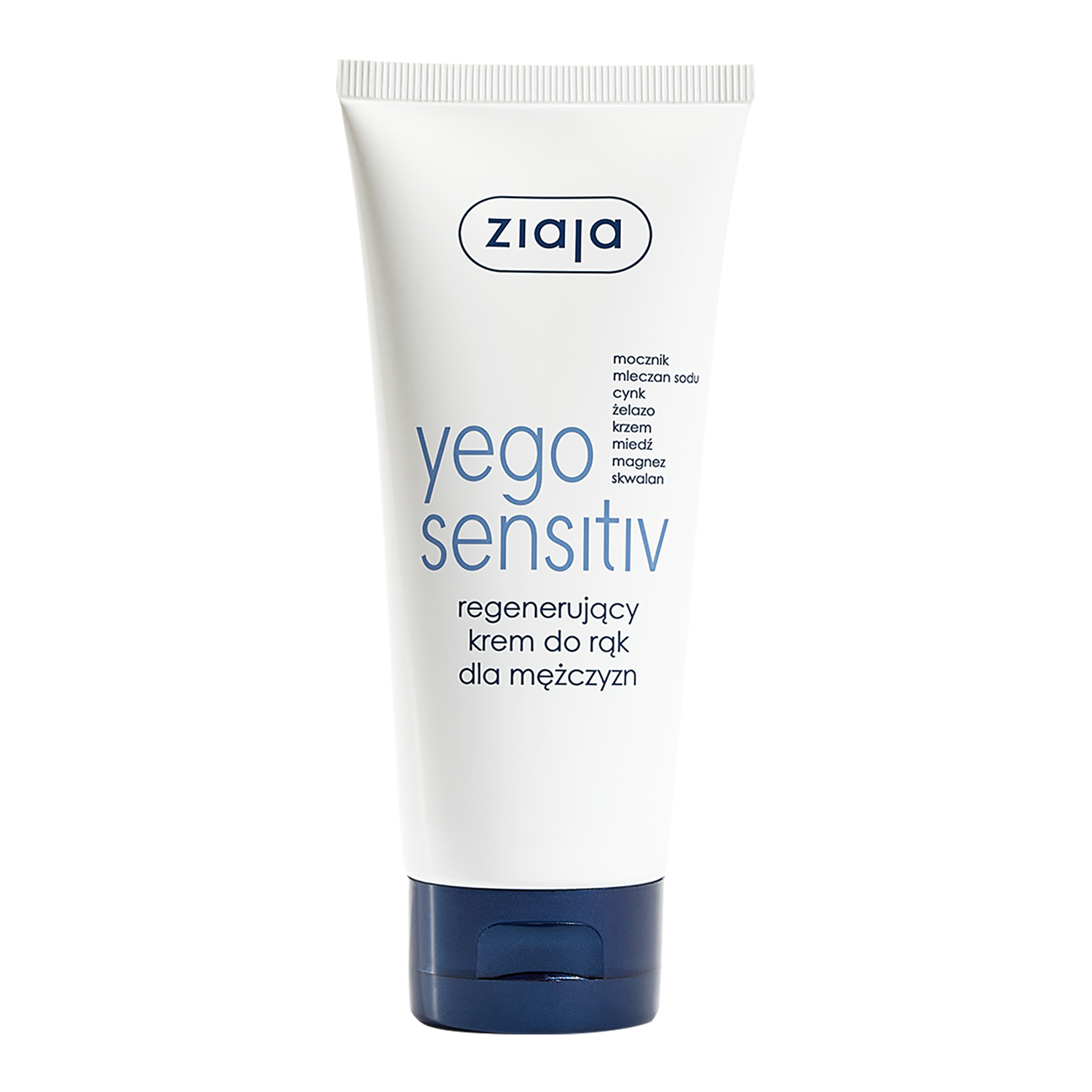 Nieznana Ziaja Yego Sensitiv, regenerierende Creme für die Hände, für Herren, 75 ml — Inhaltsstoffe und Bewertung