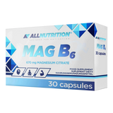 Allnutrition Mag B6, cytrynian magnezu + witamina B6, 30 kapsułek - miniaturka zdjęcia produktu