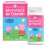 Musujące Witaminki Świnka Peppa, smak pomarańczowy, od 3 lat, 60 tabletek do ssania - miniaturka zdjęcia produktu
