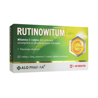 Rutinowitum C, 120 tabletek + 30 tabletek w prezencie - zdjęcie produktu