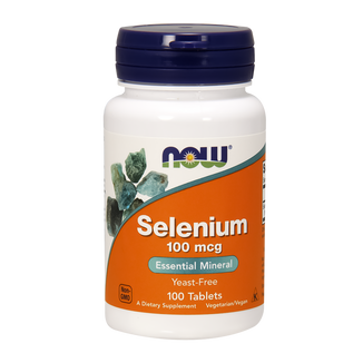 Now Foods Selenium 100 mcg, selen, 100 tabletek - zdjęcie produktu