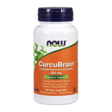 Now Foods CurcuBrain 400 mg, kurkuma, 50 kapsułek wegetariańskich - miniaturka zdjęcia produktu