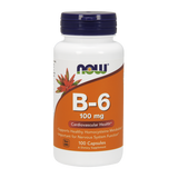 Now Foods B-6 100 mg, witamina B6, 100 kapsułek - miniaturka zdjęcia produktu