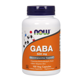 Now Foods GABA, kwas gamma aminomasłowy 500 mg, 100 kapsułek wegetariańskich - miniaturka zdjęcia produktu