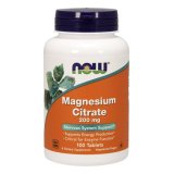 Now Foods Magnesium Citrate 200 mg, 100 tabletek - miniaturka zdjęcia produktu