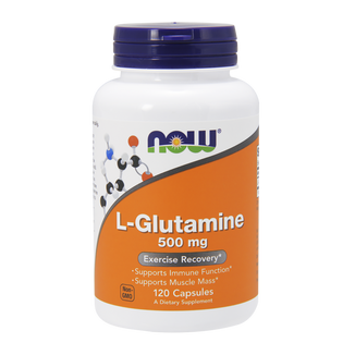 Now Foods, L-Glutamine, 500 mg, 120 kapsułek - zdjęcie produktu