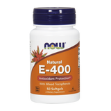 Now Foods Natural E-400, witamina E, 50 kapsułek żelowych - miniaturka zdjęcia produktu