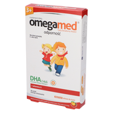 Omegamed Odporność 3+, DHA z alg, dla dzieci powyżej 3 lat, 30 pastylek żelowych USZKODZONE OPAKOWANIE - miniaturka zdjęcia produktu
