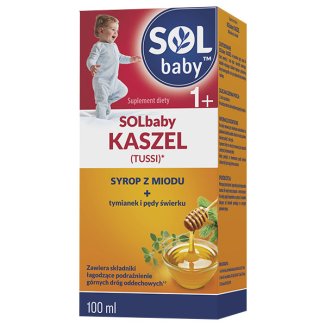 Solbaby Kaszel (Tussi),  syrop dla dzieci powyżej 1 roku życia, 100 ml - zdjęcie produktu