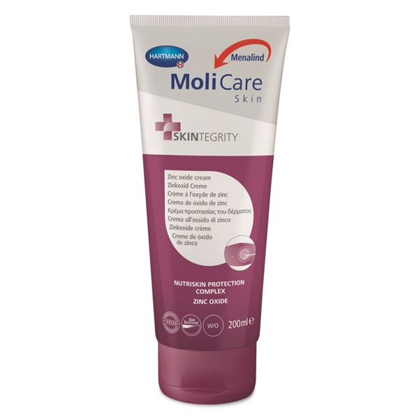 Molicare MoliCare Skin, Schutzcreme z mit Zinkoxid, 200 ml — Inhaltsstoffe und Bewertung