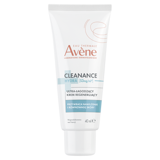 Avene Cleanance Hydra, krem łagodzący do twarzy i ciała po zabiegach farmakologicznych, 40 ml Avene Cleanance Hydra, krem łagodzący do twarzy i ciała po zabiegach farmakologicznych, 40 ml - zdjęcie produktu