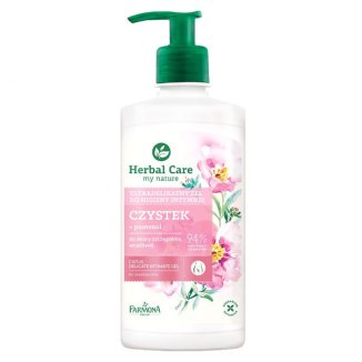 Farmona Herbal Care, żel do higieny intymnej, czystek, 330 ml - zdjęcie produktu