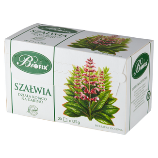 Bi Fix Szałwia, herbatka ziołowa, 1,75 g x 20 saszetek USZKODZONE OPAKOWANIE - zdjęcie produktu