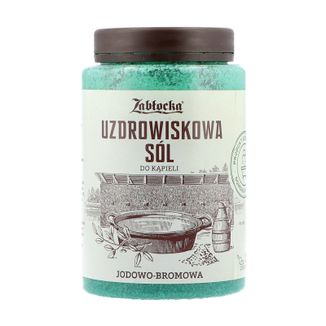 Zabłocka, sól uzdrowiskowa, jodowo-bromowa do kąpieli, 1,2 kg - zdjęcie produktu